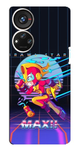 Чехол с печатью "Brawl MAX" для ZTE Blade V40s