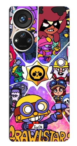 Чехол с принтом "Brawl заставка" для ZTE Blade V40s