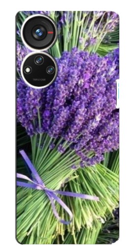 Чехол с печатью "Букет лаванды" для ZTE Blade V40s