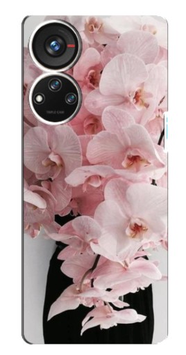 Чехол с печатью "Букет орхидеи" для ZTE Blade V40s
