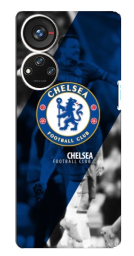 Чехол с печатью "Club Chelsea" для ZTE Blade V40s