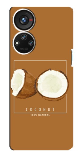 Чехол с принтом "Coconut" для ZTE Blade V40s