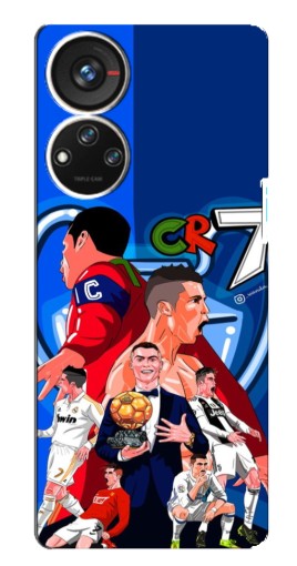Чехол с картинкой "CR7" для ZTE Blade V40s