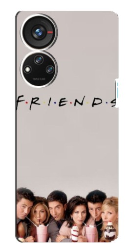 Чехол с печатью "Друзья первый сезон" для ZTE Blade V40s