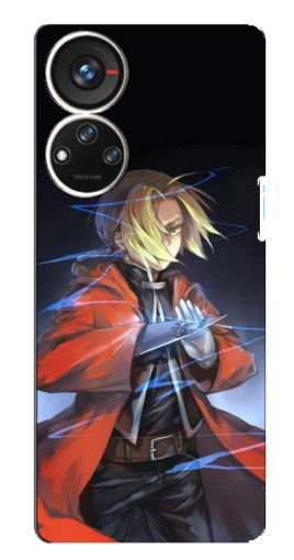 Чехол с печатью "Элрик Эдвард" для ZTE Blade V40s