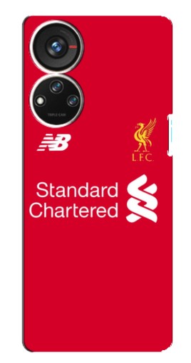 Чехол с печатью "Форма Liverpool" для ZTE Blade V40s