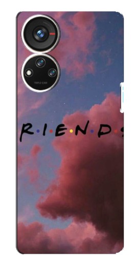 Чехол с печатью "Friends" для ZTE Blade V40s
