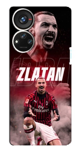 Силиконовый чехол с изображением "Ибра Златан" для ZTE Blade V40s