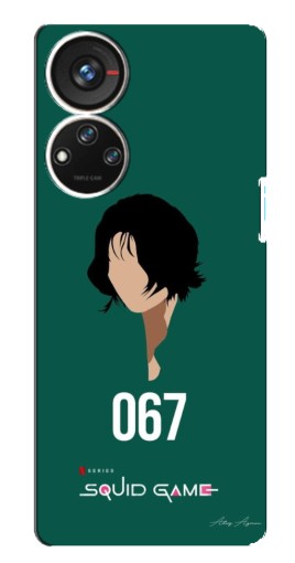 Чехол с печатью "Игрок 067" для ZTE Blade V40s