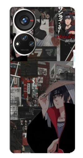 Чехол с печатью "Итачи комиксы" для ZTE Blade V40s