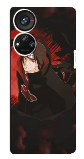 Чехол с печатью "Итачи в плаще" для ZTE Blade V40s