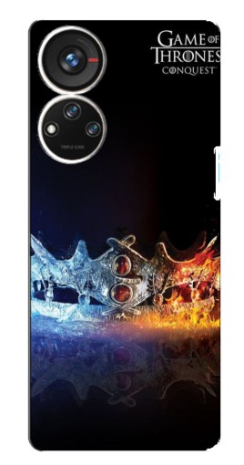 Чехол с картинкой "Корона" для ZTE Blade V40s