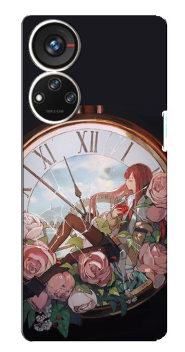 Чехол с картинкой "Курису  в часах" для ZTE Blade V40s
