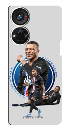 Силиконовый чехол с изображением "Kylian Mbappe" для ZTE Blade V40s