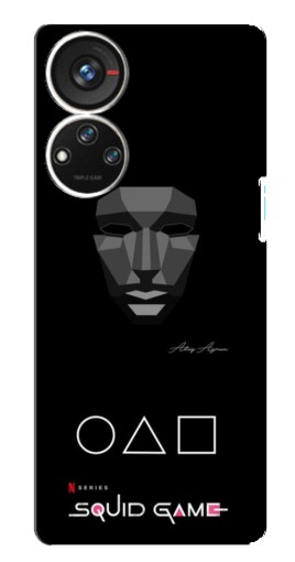 Чехол с принтом "Маска фронтмена" для ZTE Blade V40s