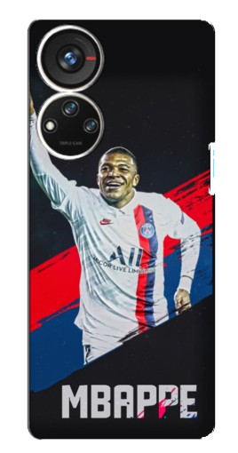 Силиконовый чехол с изображением "Mbappe в ПСЖ" для ZTE Blade V40s