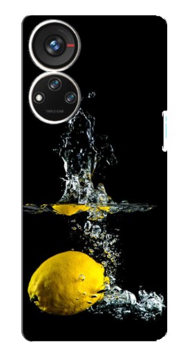 Чехол с принтом "Мокрый Лимон" для ZTE Blade V40s