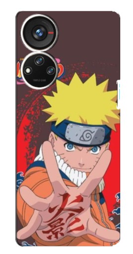 Чехол с принтом "Naruto атакует" для ZTE Blade V40s