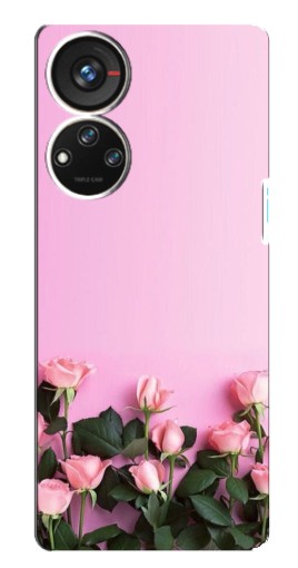 Чехол с печатью "Нежные розы" для ZTE Blade V40s