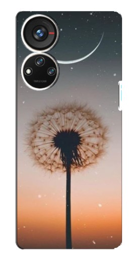 Чехол с печатью "Ночной одуванчик" для ZTE Blade V40s