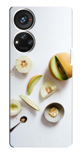 Чехол с печатью "Обед из дынь" для ZTE Blade V40s