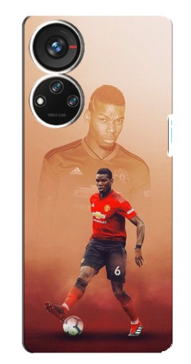 Силиконовый чехол с изображением "Pogba с Манчестера" для ZTE Blade V40s