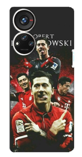 Чехол с печатью "Польский футболист" для ZTE Blade V40s