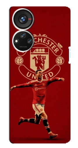 Чехол с принтом "Ronaldo в МЮ" для ZTE Blade V40s