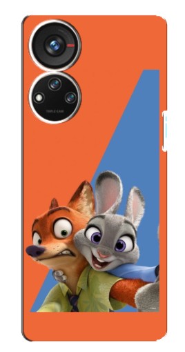 Чехол с картинкой "Селфи" для ZTE Blade V40s