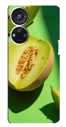 Чехол с картинкой "Сочная Дыня" для ZTE Blade V40s