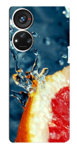 Чехол с печатью "Сочный грейпфрут" для ZTE Blade V40s