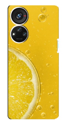 Силиконовый чехол с изображением "Сочный лимон" для ZTE Blade V40s