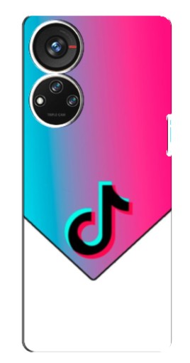 Чехол с картинкой "Tiktok Logo" для ZTE Blade V40s
