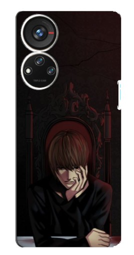 Чехол с печатью "Задумчивый Ягами" для ZTE Blade V40s