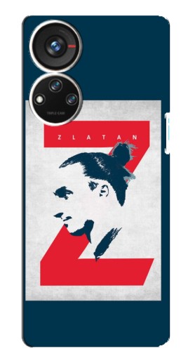 Чехол с печатью "Zlatan" для ZTE Blade V40s