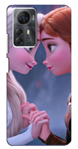 Чехол с картинкой "Анна и Ельза" для ZTE Blade A72s