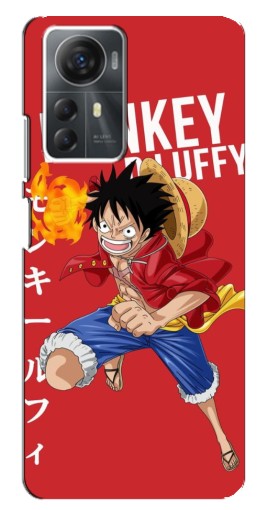 Силиконовый чехол с изображением "Атакующий D Luffy" для ZTE Blade A72s