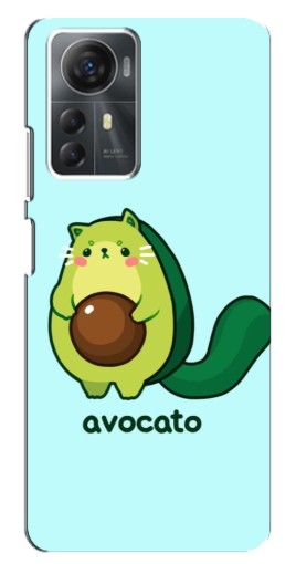 Чехол с принтом "Avocato" для ZTE Blade A72s