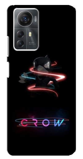 Силиконовый чехол с изображением "Brawl Crow" для ZTE Blade A72s