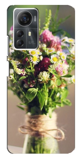 Чехол с печатью "Букет полевых цветов" для ZTE Blade A72s