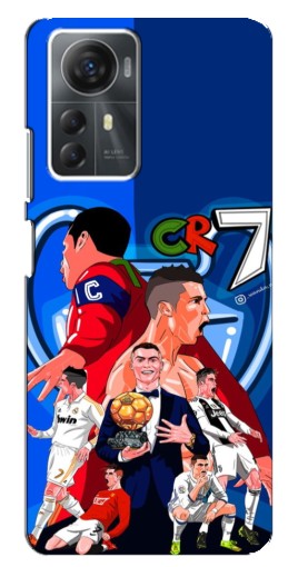 Чехол с принтом "CR7" для ZTE Blade A72s