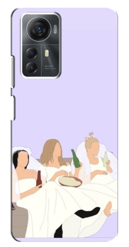 Чехол с печатью "Девушки Друзья" для ZTE Blade A72s