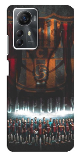 Чехол с печатью "FCB Campeones" для ZTE Blade A72s