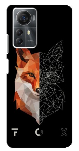Чехол с печатью "Fox" для ZTE Blade A72s