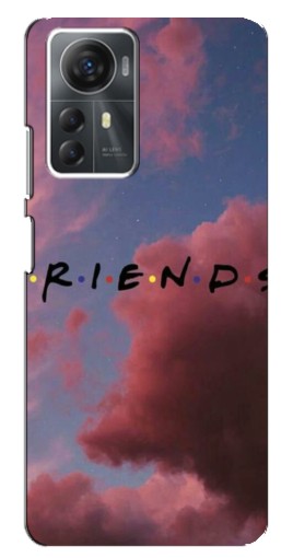 Силиконовый чехол с изображением "Friends" для ZTE Blade A72s