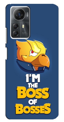 Чехол с печатью "Gold Boss" для ZTE Blade A72s