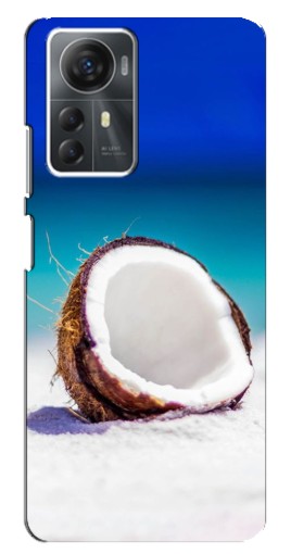 Чехол с принтом "Кокос на пляже" для ZTE Blade A72s