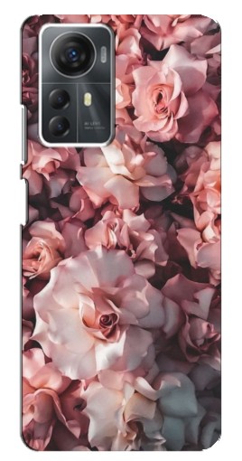 Чехол с принтом "Куст роз" для ZTE Blade A72s