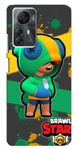 Силиконовый чехол с изображением "Leon Brawl Stars" для ZTE Blade A72s