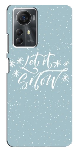 Чехол с принтом "Let it Snow" для ZTE Blade A72s